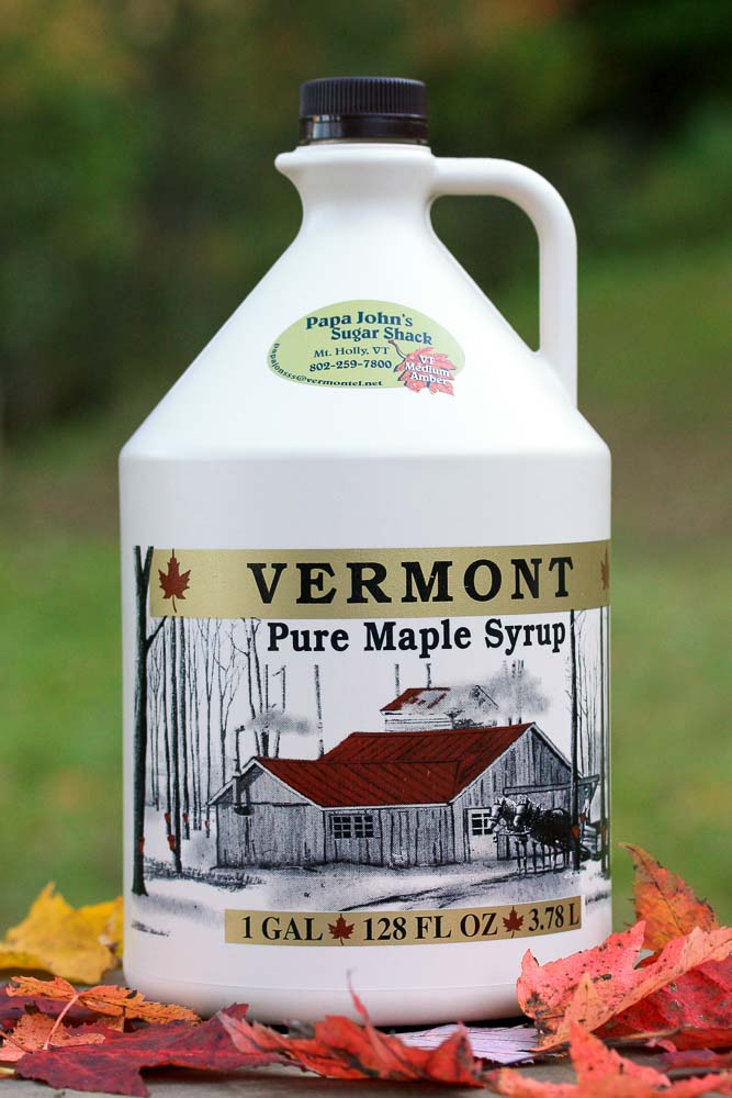 Maple Syrup Jug 1 Gallon Papa John's Sugar Shack